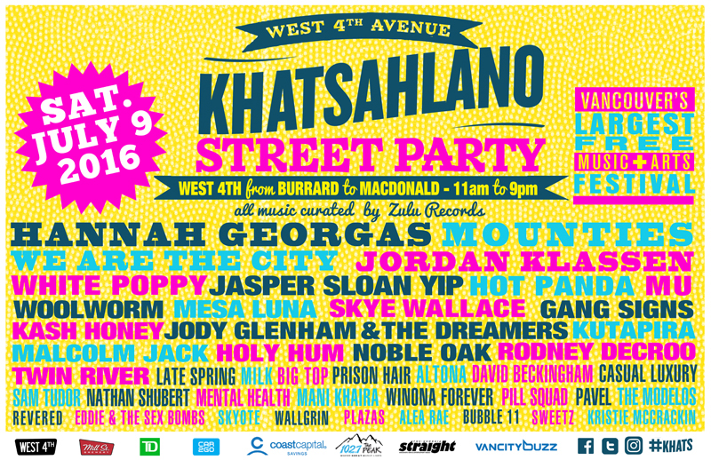 The Khatsahlano Street Party is this Saturday, July 9th | Kitsilano.ca